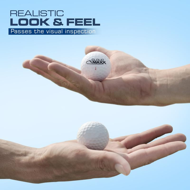 Laughing Smith Prank Golf Balls - Quietest Golf Ball on the Market - Cloud MAXX Exploding Golf Balls with Realistic Design, Look, and Feel - Good Pranks - Hilarious Joke Golf Ball Gifts, 3-Pack