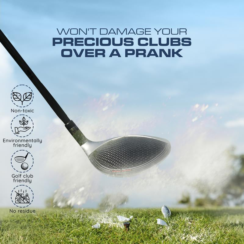 Laughing Smith Prank Golf Balls - Quietest Golf Ball on the Market - Cloud MAXX Exploding Golf Balls with Realistic Design, Look, and Feel - Good Pranks - Hilarious Joke Golf Ball Gifts, 3-Pack